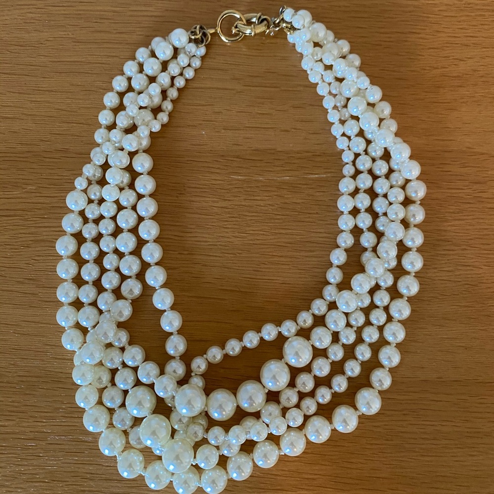 j.crew pearl necklace
